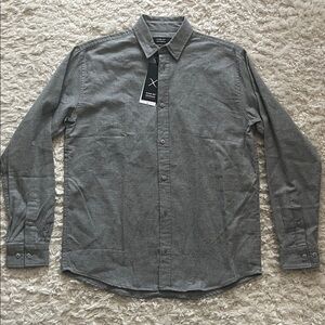 ⭐️🏳️‍🌈 Clean Cut Copenhagen Men's Casual Grey Button Down Shirt